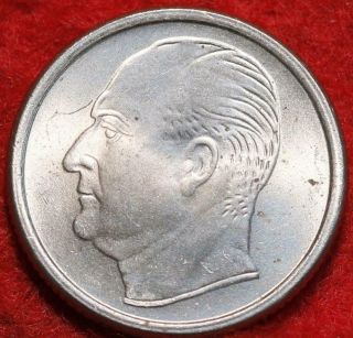 Uncirculated 1959 Norway 25 Ore Foreign Coin