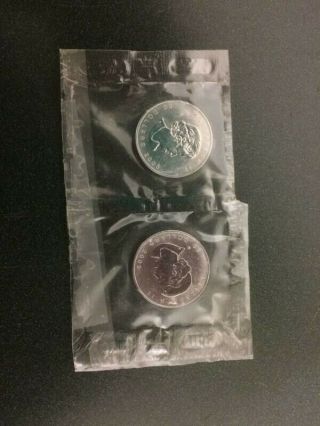 2 2005 $50 Pallidum Maple Leaf Coins.  First Year Run.