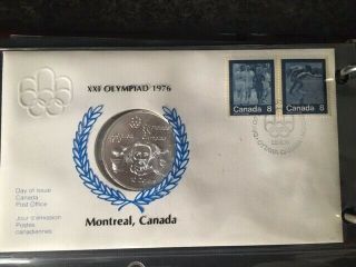 Canada 1976 $5 & $10 Complete Olympic 28 Sterling Silver Coin BookSet (7 Series) 3