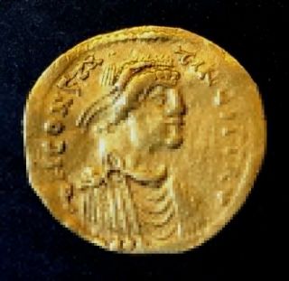 Ancient Byzantine Gold Coin Semissis Constans Ii.  641 - 668 Ad