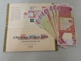 (1) One Million Iraqi Dinar (40) 25,  000 Notes Uncirculated Authentic Iqd