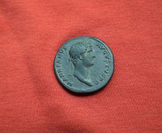 Hadrian.  Ad 117 - 138 Sestertius - Extremely Rare