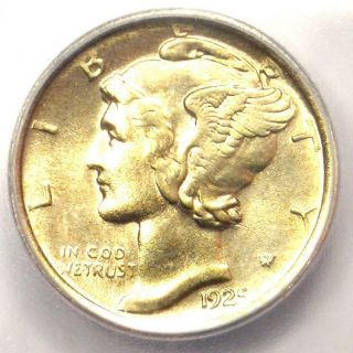 1925 - D Mercury Dime 10c Coin - Certified Icg Ms65,  Fb Plus Grade - $3,  470 Value