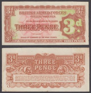 Great Britain 3 Pence 1948 (vf) Banknote P - M16 2nd Series