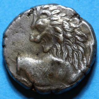 Ancient Greek Coin Thrace Chersonesos Silver Hemidrachm 400 - 350 Bc