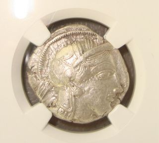 440 - 404 Bc Attica,  Athens Ancient Greek Silver Tetradrachm Ngc Ch Xf 4/5 4/5
