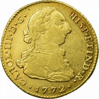 [ 474397] Coin,  Colombia,  Charles Iii,  2 Escudos,  1772,  Popayan,  Ef (40 - 45)