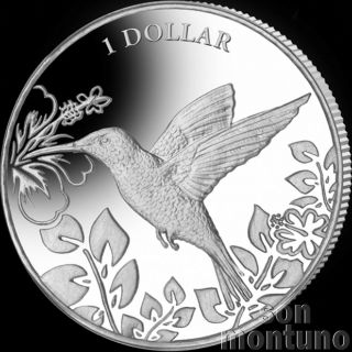 2017 Hummingbird - Cuni Copper Nickel One Dollar Coin British Virgin Islands $1