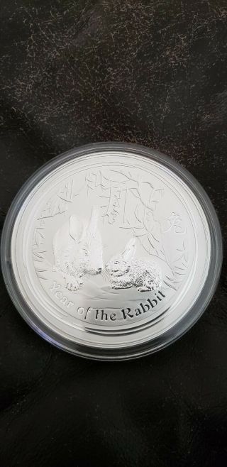 1 kg | kilo 2011 Lunar Year of the Rabbit Silver Coin 2