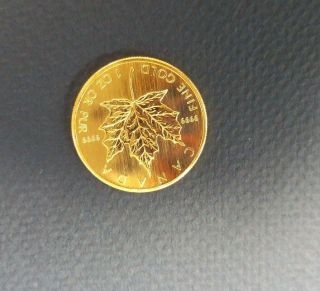 1 oz Gold Canadian Maple Leaf 2008 - Brilliant Uncirculated Coin 4