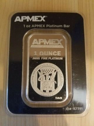 Apmex 1 Oz Platinum Bar