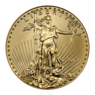 2019 1 Oz Gold American Eagle $50 Gem Bu Sku55909