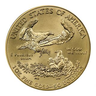 2019 1 oz Gold American Eagle $50 GEM BU SKU55909 2