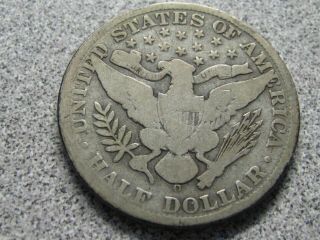1908 - O Barber silver half dollar 2