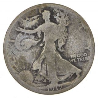 Better Date 1917 - D Walking Liberty 90 Silver Us Half Dollar 473