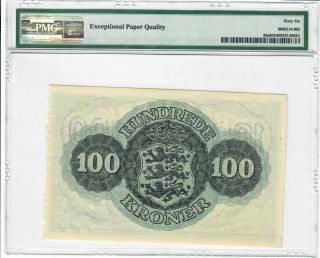 Denmark 100 kroner 1944,  P39a,  PMG EPQ Gem UNC 66 Priced to sell 2
