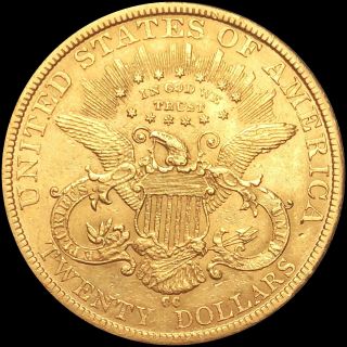 1884 - CC $20 Double Eagle CLOSE UNCIRCULATED Lustrous Gold Liberty Coin MS BU 2