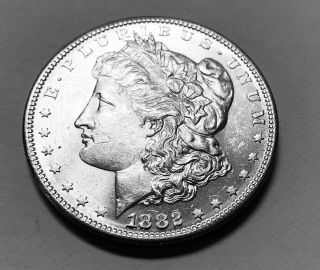 1882 - S Morgan Silver Dollar Luster - Gem Of A Coin