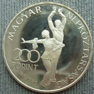 1980 Hungary Silver Proof 200 Forint