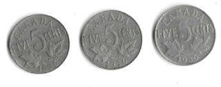 1922 - 1992 - Canada Five Cent Complete Set - 76 Coins - Set (gv 2)