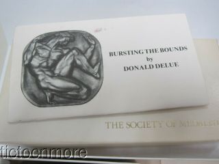 VINTAGE SOCIETY OF MEDALISTS 111th ISSUE BRONZE MEDAL BURSTING THE BOUNDS 1985 2