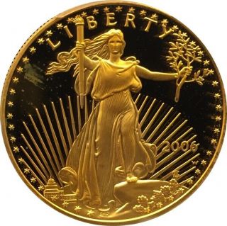 2006 - W $50 AMERICAN GOLD EAGLE PROOF 20th ANNIV PCGS PR69 DCAM TRUE 3