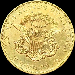 1859 $20 Gold Double Eagle CLOSELY UNCIRCULATED High End ms bu Lustery Coin NR 4