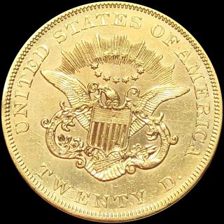 1859 $20 Gold Double Eagle CLOSELY UNCIRCULATED High End ms bu Lustery Coin NR 6