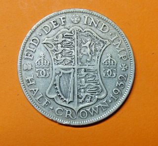 Great Britain Half Crown 1932.  0.  500 Silver.