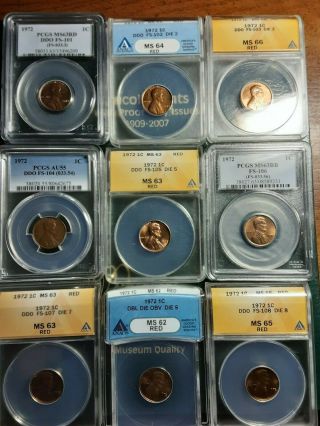 Lincoln cent set 1909 to 2007 with 1909 s vdb 12