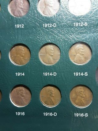 Lincoln cent set 1909 to 2007 with 1909 s vdb 3