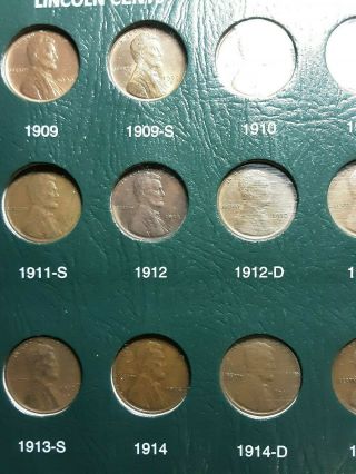 Lincoln cent set 1909 to 2007 with 1909 s vdb 4