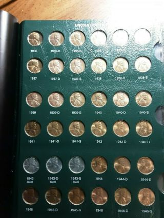 Lincoln cent set 1909 to 2007 with 1909 s vdb 9