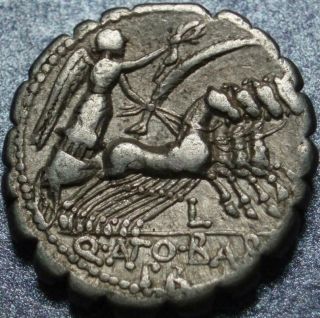 83 Bc Rome Republic Silver Denarius Serratus To Pay Troops Who Lost Colline Gate