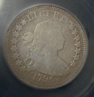 1796 Very Rare Draped Bust Silver Quarter Icg G/vg B2 R3 (ssttzhf)