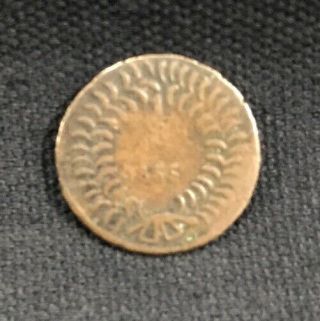 Mexico 1855 1/8 R Real Mexican Coin Chihuahua Km319