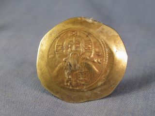 ANCIENT BYZANTINE COIN AD 1071 - 78 MICHAEL VII HISTAMENON GOLD CONSTANTINOPLE XF 2