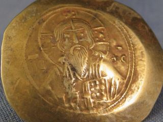 ANCIENT BYZANTINE COIN AD 1071 - 78 MICHAEL VII HISTAMENON GOLD CONSTANTINOPLE XF 8