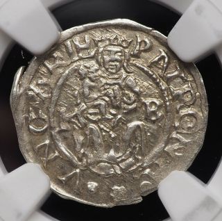 Hungary.  Silver Denar,  Maximilian Ii,  1570 - Kb,  State,  Ngc Ms63