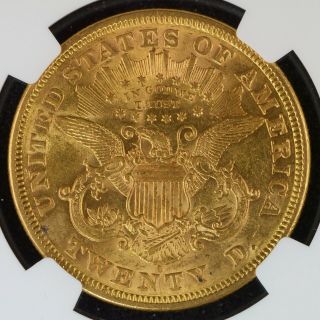 20 Dollar 1875 - S NGC AU53 United States USA Gold Double Eagle choice AU 2