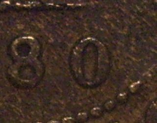 Canada Newfounfland 1880 Oval 0 Large Cent 2