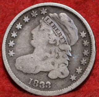 1833 Philadelphia Silver Capped Bust Dime