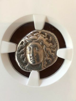 Thessaly Larissa,  Ar Drachm,  400 - 365 Bc,  Certified Vf By Ngc