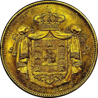 5000 Reis 1861,  Portugal Gold Coin | Ngc Ms63 | 4k Video