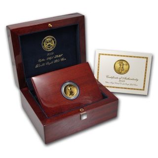 2009 Ultra High Relief Gold Double Eagle $20 US Coin w/Box and 4