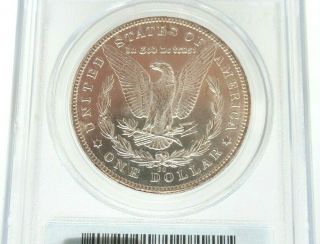 1893 - CC Morgan Silver Dollar RARE MS62 PCGS Certified CARSON CITY A1 4