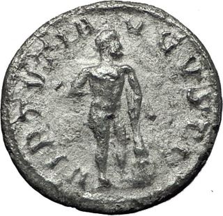 Gordian Iii 241ad Rome Ancient Silver Roman Coin " Farnese " Hercules I60313