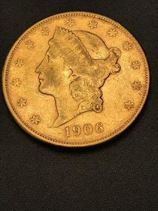 1906 S United States 20 dollar Liberty Head - Double Eagle gold coin 1906 - S $20 2