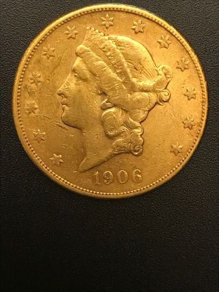 1906 S United States 20 dollar Liberty Head - Double Eagle gold coin 1906 - S $20 5