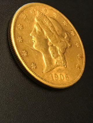 1906 S United States 20 dollar Liberty Head - Double Eagle gold coin 1906 - S $20 6